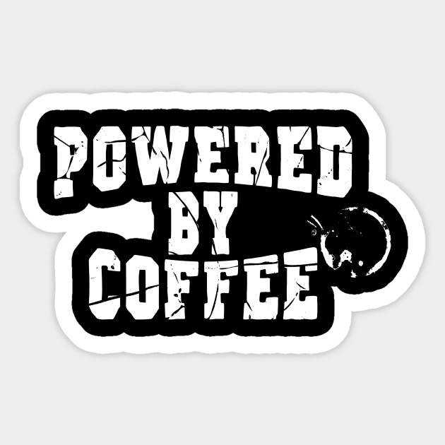 Powered by Coffee Sticker by KickStart Molly